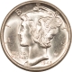 New Store Items 1945-P/D/S MERCURY DIMES, LOT OF 3 – UNCIRCULATED! CHOICE OR BETTER!