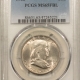 Franklin Halves 1961-D FRANKLIN HALF DOLLAR – PCGS MS-65, BLAST WHITE