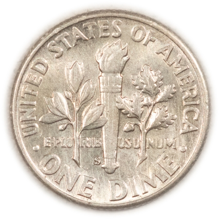 U.S. Uncertified Coins 1949-S ROOSEVELT DIME – UNCIRCULATED