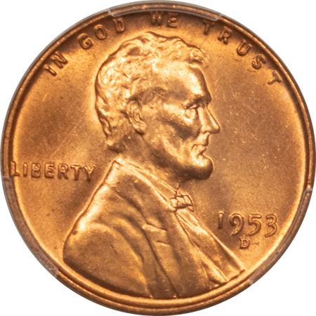 Lincoln Cents (Wheat) 1953-D LINCOLN CENT – PCGS MS-66 RD