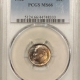 New Certified Coins 1956 ROOSEVELT DIME – PCGS MS-66 FB, PRETTY! SCARCE IN FB!