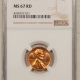 Lincoln Cents (Memorial) 1982-D SMALL DATE ZINC LINCOLN CENT – NGC MS-67 RD