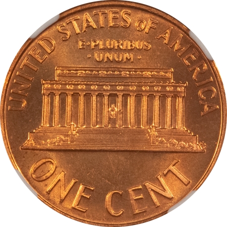 Lincoln Cents (Memorial) 1966 SMS LINCOLN CENT – NGC MS-67 RD, SPECIAL MINT SET COIN!