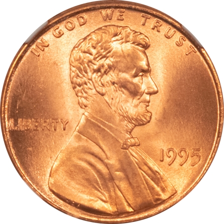 Lincoln Cents (Memorial) 1995 DOUBLED DIE OBVERSE LINCOLN CENT – NGC MS-67 RD SUPERB