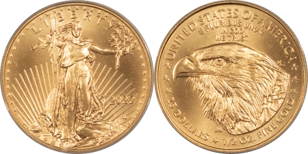 American Gold Eagles, Buffaloes, & Liberty Series 2022 AMERICAN GOLD EAGLE 4 COIN SET 1.85 OZ AGW ANACS MS70 FIRST STRIKE 10 OF 75