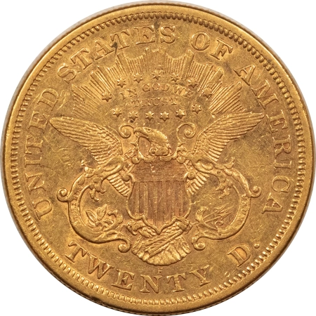 New Store Items 1876-S TYPE 2 $20 LIBERTY GOLD DOUBLE EAGLE – NICE AU, LIGHTLY CLEANED!