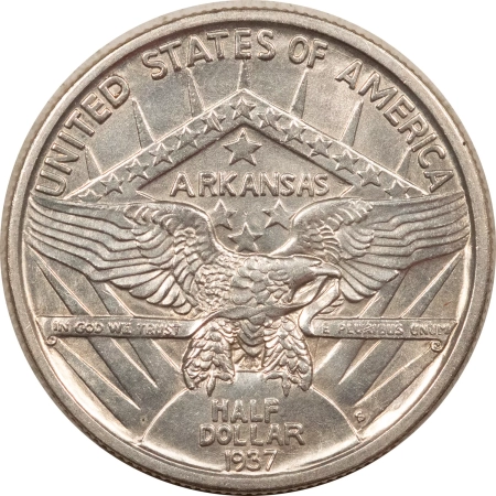 New Store Items 1937-S ARKANSAS COMMEMORATIVE HALF DOLLAR – UNCIRCULATED!