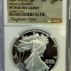 American Silver Eagles 2000-P 1 OZ PROOF AMERICAN SILVER EAGLE NGC PF-70 ULTRA CAMEO PERFECT, SPOT-FREE