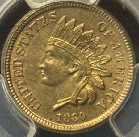 CAC Approved Coins 1860 INDIAN CENT – PCGS MS-64, FLASHY, PREMIUM QUALITY & CAC APPROVED!