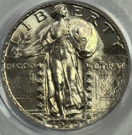 New Certified Coins 1930-S STANDING LIBERTY QUARTER – PCGS MS-64 FH, WHITE & FLASHY!