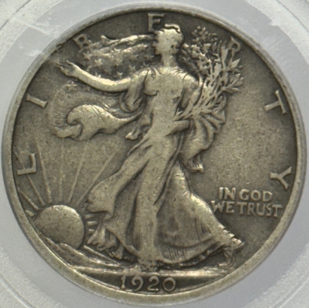 New Certified Coins 1920-D WALKING LIBERTY HALF DOLLAR – PCGS VF-20, STRONG DATE! LOOKS BETTER!