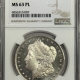 Morgan Dollars 1884-O $1 MORGAN DOLLAR – PCGS MS-64, BLAST WHITE!