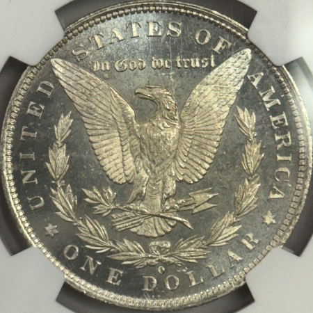 Morgan Dollars 1884-O $1 MORGAN DOLLAR – NGC MS-63 PL, PROOFLIKE W/ STRONG MIRRORS!