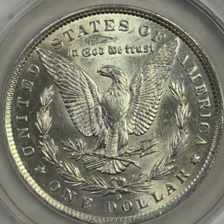 Morgan Dollars 1889-O $1 MORGAN DOLLAR – ANACS AU-50, FLASHY, HIGH GRADE LOOKS BETTER!