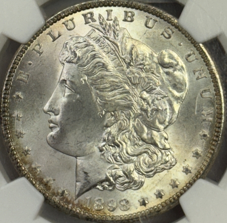 Morgan Dollars 1898-O $1 MORGAN DOLLAR – NGC MS-65, GEM & FRESH!