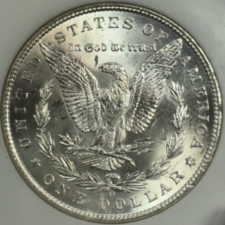 Morgan Dollars 1899-O $1 MORGAN DOLLAR – NGC MS-65, BLAZING WHITE!