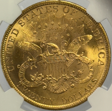 $20 1900 $20 LIBERTY GOLD DOUBLE EAGLE – NGC MS-63, LUSTROUS, PRETTY & PQ!