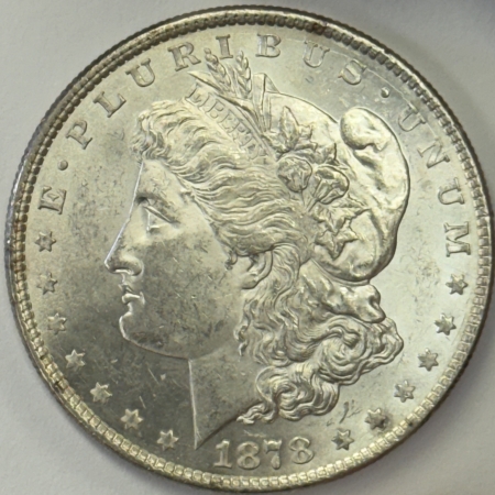 New Store Items 1878 8TF MORGAN DOLLAR – NICE WHITE UNCIRCULATED!