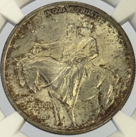 New Certified Coins 1925 STONE MOUNTAIN COMMEMORATIVE HALF DOLLAR – NGC MS-66, PRETTY & PQ!