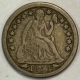 Liberty Seated Dimes 1876-CC SEATED LIBERTY DIME – FILLER BUT IDENTIFIABLE, CARSON CITY!