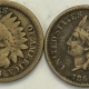 New Store Items 1859 X2, 1860, 1862 X2, 1863 INDIAN CENTS, LOT OF 6, C/N EARLY – CULL/FILLER