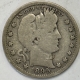 New Store Items 1896 BARBER QUARTER – HIGH GRADE CIRCULATED EXAMPLE! NICE VF OR BETTER!