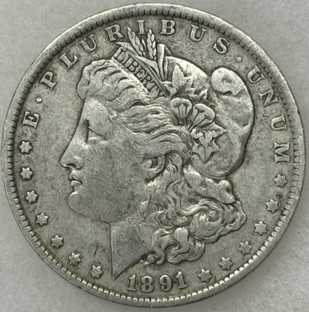 Morgan Dollars 1891-O $1 MORGAN DOLLAR – HIGH GRADE CIRCULATED EXAMPLE!