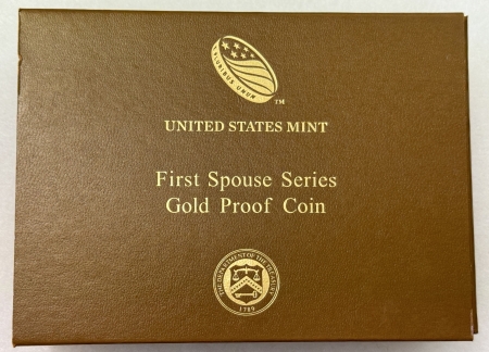 New Store Items 2015-W PROOF $10 FIRST SPOUSE 1/2 OZ GOLD, LADY BIRD JOHNSON – GEM PROOF IN OGP!