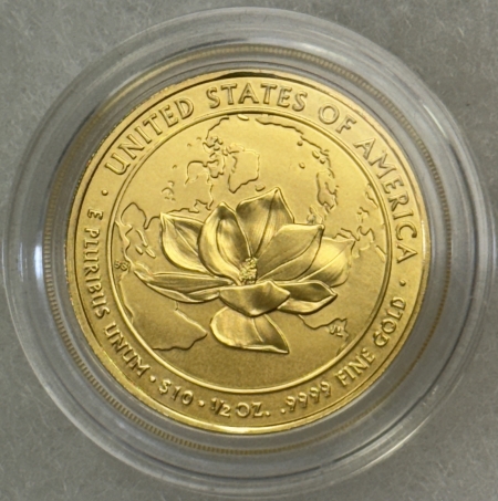 Modern Gold Commems 2015-W 1/2 OZ FIRST SPOUSE $10 GOLD, JACQUELINE KENNEDY – FRESH GEM BU IN OGP!