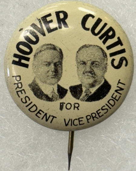 New Store Items 1928 HOOVER-CURTIS 7/8″ LITHO JUGATE, ASTOUNDING CONDITION FOR THIS TOUGH BUTTON