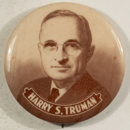 Other Collectibles 1948 HARRY TRUMAN 1 3/4″ CELLULOID SEPIA – MINT!