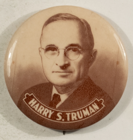 Other Collectibles 1948 HARRY TRUMAN 1 3/4″ CELLULOID SEPIA – MINT!