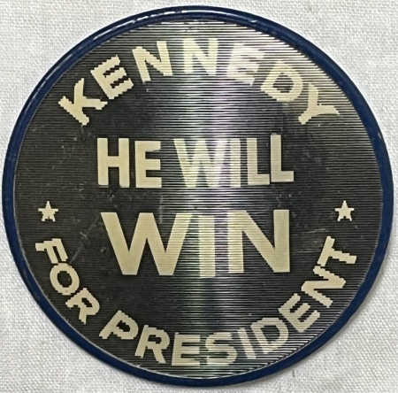 Other Collectibles 1960 JOHN F. KENNEDY FOR PRESIDENT 2 1/2″ FLASHER, EXCELLENT!