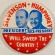 New Store Items 1956 DWIGHT EISENHOWER-NIXON 3 1/2″ CELLO JUGATE, GREAT SLOGAN & CLASSIC, MINT!