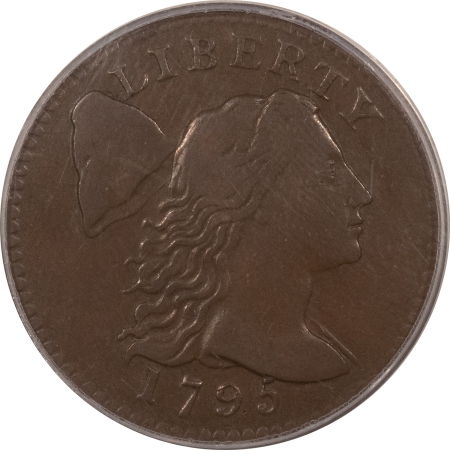 Flowing Hair Large Cents 1795 FLOWING HAIR LARGE CENT, PLAIN EDGE – PCGS XF-40, WHOLESOME & PERFECT!