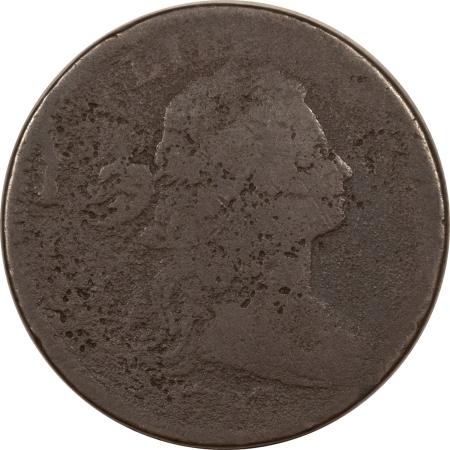 Draped Bust Half Cents 1797 LARGE CENT, REV OF 1797 NO STEMS – CIRCULATED LOW GRADE