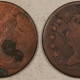 New Store Items 1828 CLASSIC HEAD HALF CENT, 13 STARS – CIRCULATED, PUNCH MARKS IN CENTER