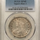 Early Halves 1837 CAPPED BUST HALF DOLLAR – PCGS VF-30, NICE & ORIGINAL!