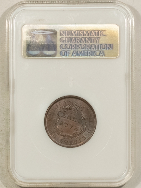 CAC Approved Coins 1835 CLASSIC HEAD HALF CENT – NGC MS-64 BN, FATTIE, PREMIUM QUALITY & CAC!