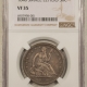 Liberty Seated Halves 1854 SEATED LIBERTY HALF DOLLAR – ARROWS – NGC XF-45