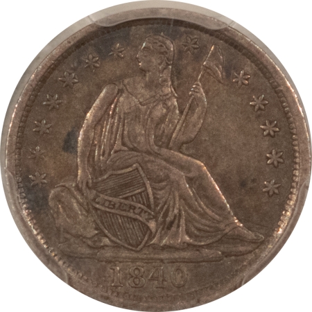 Liberty Seated Half Dimes 1840 SEATED LIBERTY HALF DIME, NO DRAPERY – PCGS XF-40