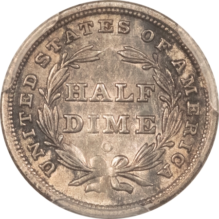 Liberty Seated Half Dimes 1840-O SEATED LIBERTY HALF DIME NO DRAPERY PCGS XF-45 LOOKS AU, PREMIUM QUALITY!