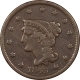 Braided Hair Large Cents 1841 LARGE CENT -PLEASING CIRCULATED EXAMPLE