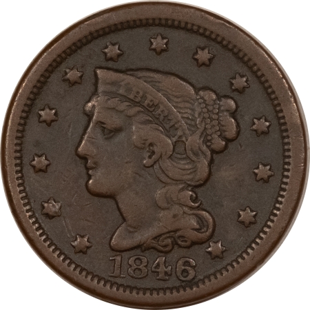 New Store Items 1846 LARGE CENT, SMALL DATE – HIGH GRADE CIRCULATED EXAMPLE