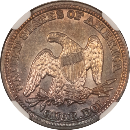 Liberty Seated Quarters 1849 SEATED LIBERTY QUARTER – NGC AU-58, TOUGH!