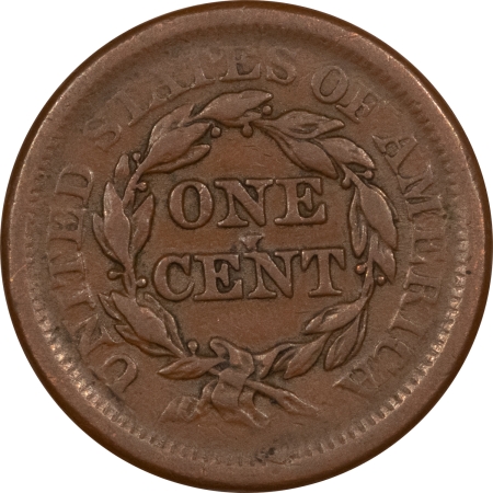 Braided Hair Large Cents 1853 LARGE CENT – HIGH GRADE EXAMPLE