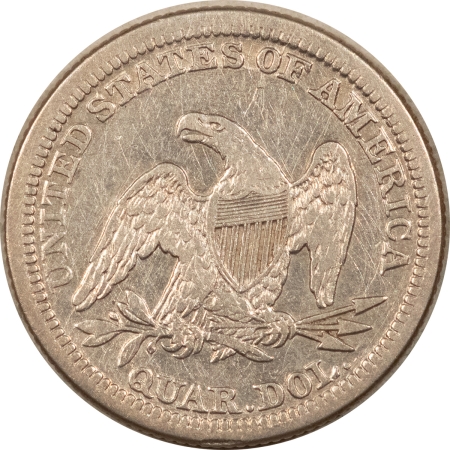 Liberty Seated Quarters 1854 SEATED LIBERTY QUARTER, WITH ARROWS – HIGH GRADE BUT HARSHLY CLEANED!