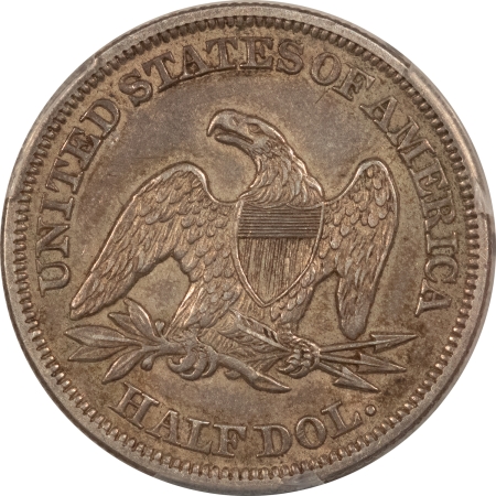 Liberty Seated Halves 1854 SEATED LIBERTY HALF DOLLAR, ARROWS – PCGS AU-53, TOUGH! NICE! ORIGINAL!