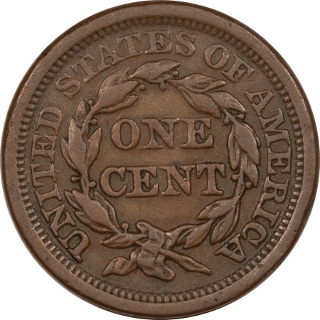 Braided Hair Large Cents 1855 LARGE CENT, UPRIGHT 5 – HIGH GRADE EXAMPLE