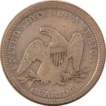 Liberty Seated Quarters 1856 SEATED LIBERTY QUARTER – PLEASING CIRCULATED EXAMPLE!